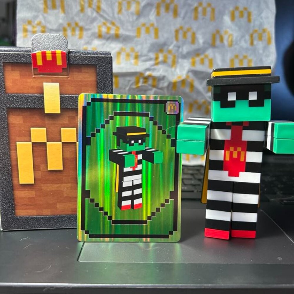 McDonald's Minecraft Hamburglar with Unused Code